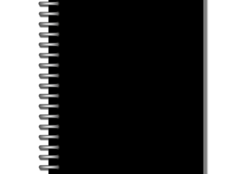 best black paper notebook