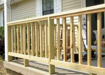 A Timber Balustrade