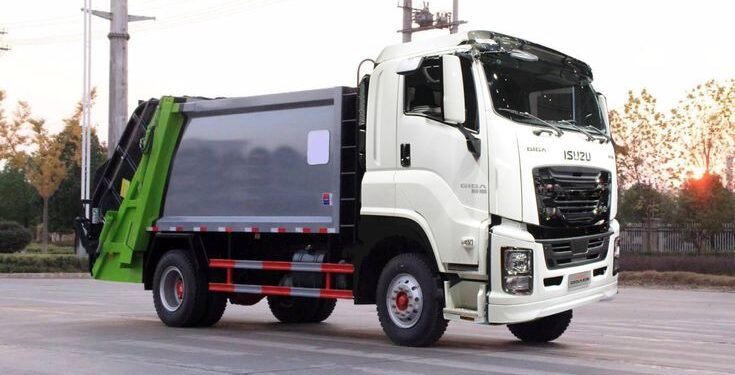 Backhoe and Isuzu crane truck are all you need for sewer construction