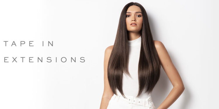tape in hair extensions- halo couture