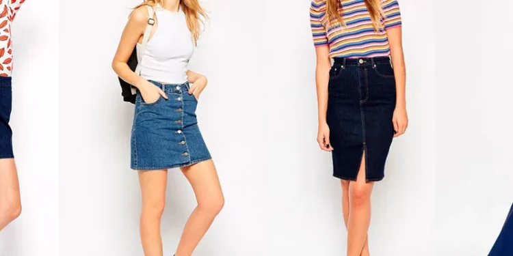Denim Skirts