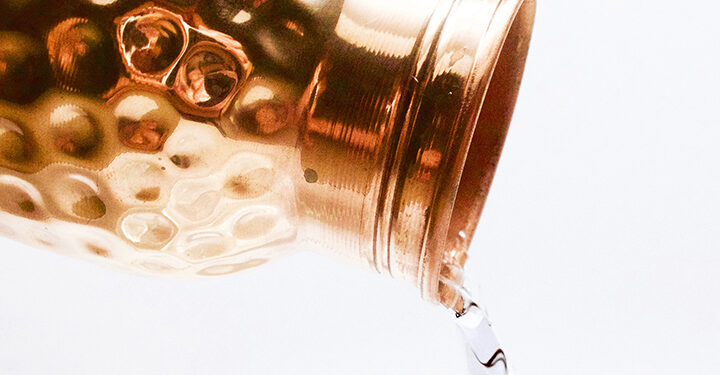 Copper water for detox and skin care