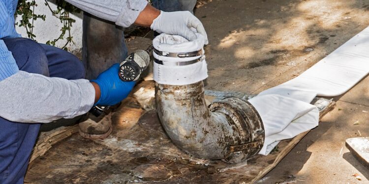 Signs of sewer blockage issues