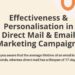 Effectiveness & Personalisation in Direct Mail & Email Marketing Campaigns