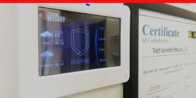Protect your property with the latest security systems from Tech Services of NJ