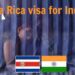 Indian Visa for Costa Rica Citizens