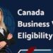 anada with business Visa