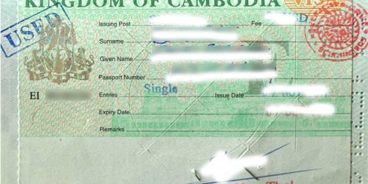 CAMBODIA VISA