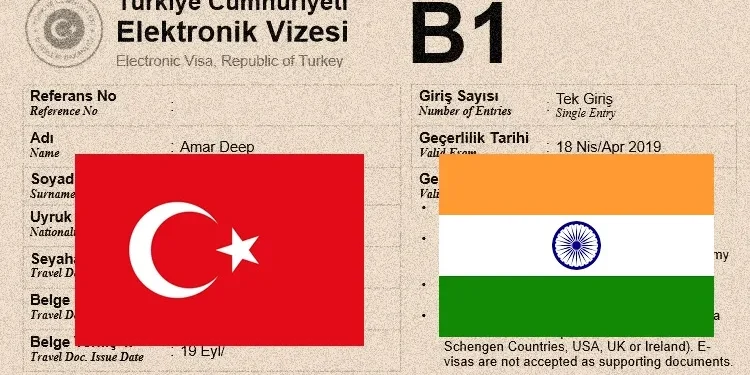 Visa for Turkey and India
