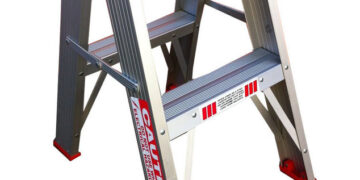 Indalex 2 Step Ladder for Convenient Low-Level Workplace Access